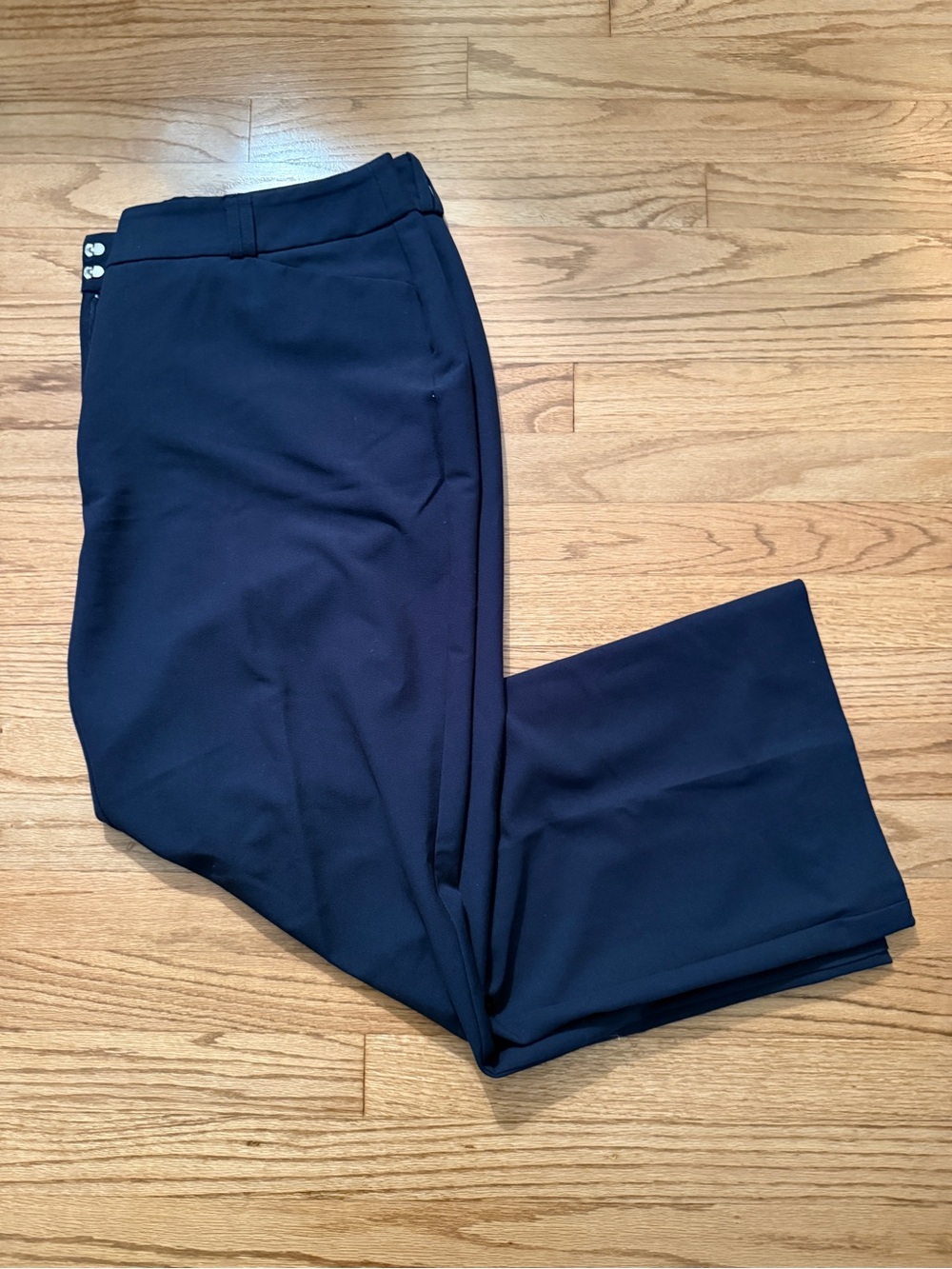Alfani Women's Navy Straight-Leg Dress Pants